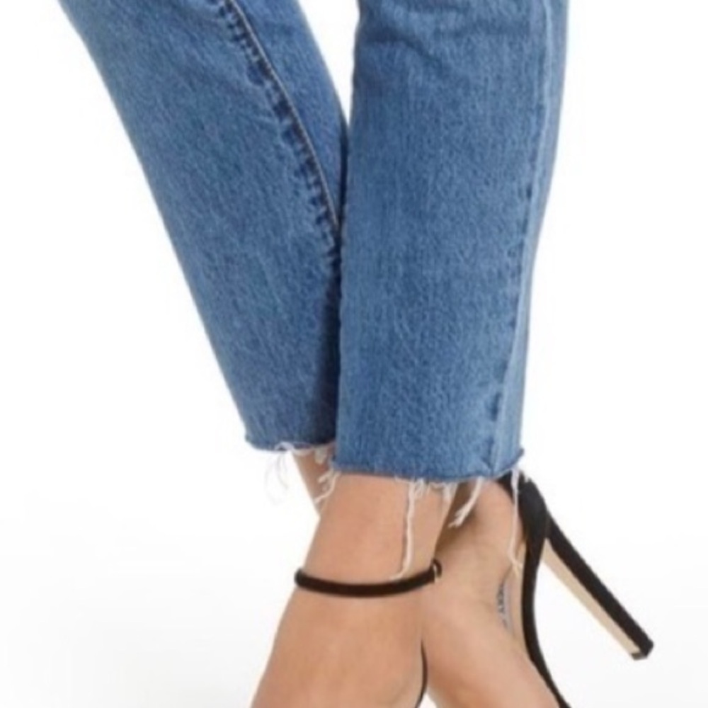 Blank NYC Madison Crop Denim Hi Rise Jean Size 26 Color: Blue - Picture 2 of 11